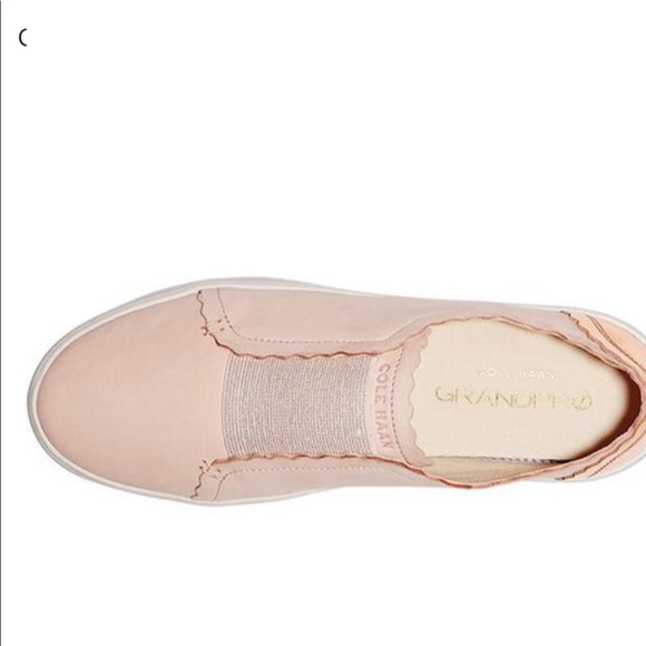 Cole Haan Slipon Shoes Peach Blush - Picture 2 of 6
